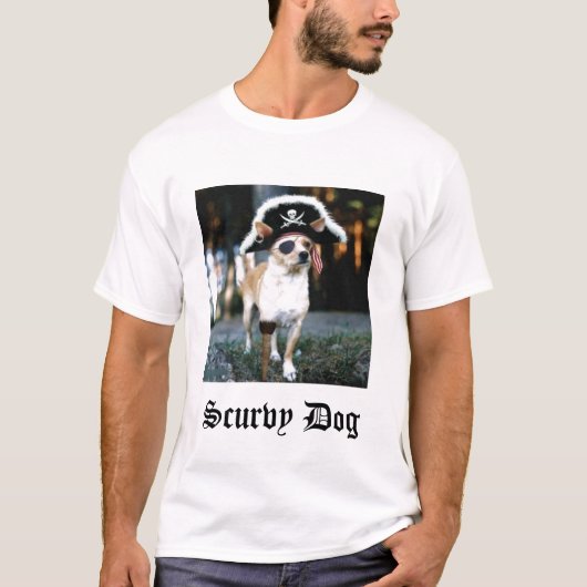 Scurvy Hund T-Shirt (Vorderseite)