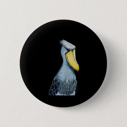Scute Ss Niedlich Ssbill Bird - Illustration - Wat Button (Vorderseite)