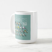 SCVAS-Tasse: Tyrannen des Santa Clara Landkreises, Kaffeetasse (Vorderseite Links)