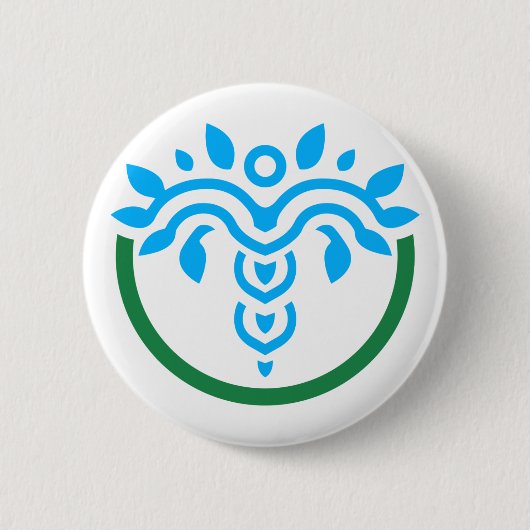 SCWELL-Taste. Emblem = kein Handschütteln Button (Vorderseite)