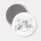 SCWT-Familie Magnet (Vorderseite/Rückseite)