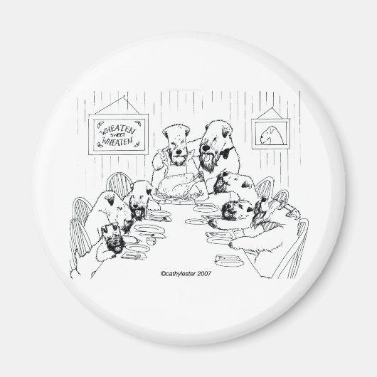 SCWT-Familie Magnet (Vorne)