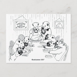 SCWT-Familie Postkarte