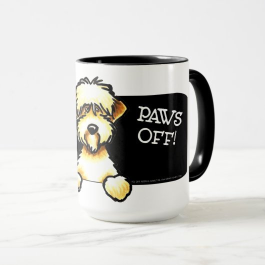 SCWT geschützt durch abgelegte Terrier Paws Tasse (VorderseiteRechts)