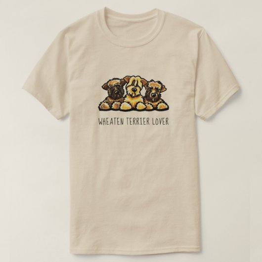 SCWT Trio Wheaten Terrier Lover T-Shirt (Design vorne)