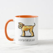 SCWT Wheaten Terrier Lover Personalisiert Tasse (Links)