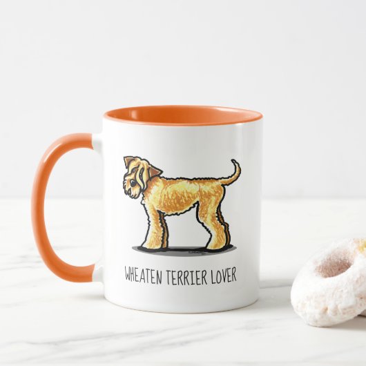 SCWT Wheaten Terrier Lover Personalisiert Tasse (Mit Donut)
