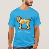 SCWT Wheaten Terrier Personalisiert T-Shirt (Vorderseite)