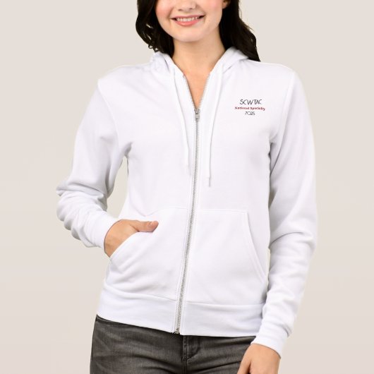 SCWTAC National Specialty 2025 - Zip up Hoodie (Vorderseite)