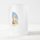 SCWTAC - Nationale Spezialität 2025 Mattglas Bierglas (Vorderseite Links)