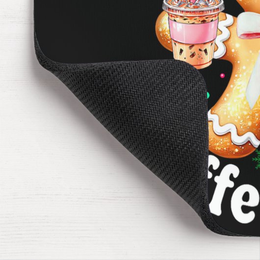 Scy And Caffeinated Coffee Cute Gingerbread Christ Mousepad (Ecke)