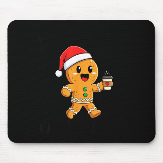 Scy And Caffeinated Coffee Men Women Gingerbread C Mousepad (Vorne)