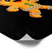 Scy And Caffeinated Coffee Men Women Gingerbread C Poster (Ecke)