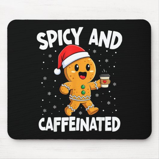 Scy And Caffeinated Coffee Women Gingerbread Chris Mousepad (Vorne)