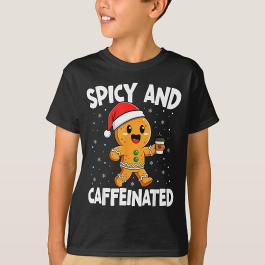 Scy And Caffeinated Coffee Women Gingerbread Chris T-Shirt (Vorderseite)