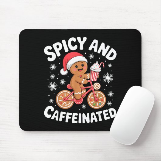 Scy And Caffeinated Gingerbread Funny Coffee Chris Mousepad (Mit Mouse)