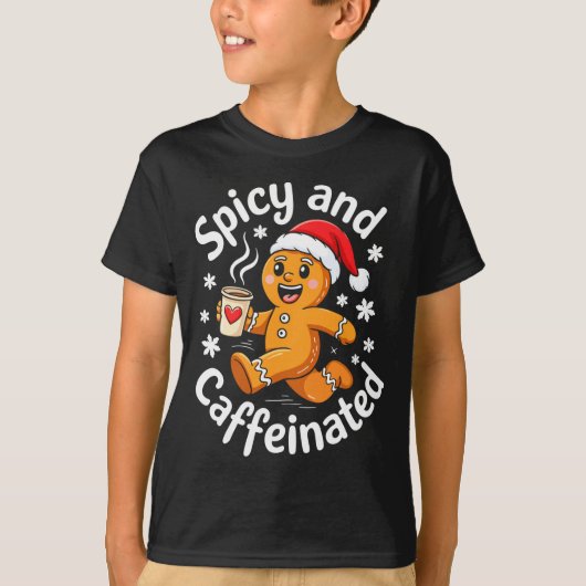 Scy And Caffeinated Shirt Men Women Gingerbread Ch (Vorderseite)