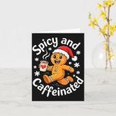 Scy And Caffeinated Shirt Men Women Gingerbread Ch Karte (Gelbe Blume)
