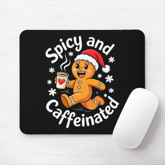 Scy And Caffeinated Shirt Men Women Gingerbread Ch Mousepad (Mit Mouse)