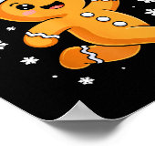 Scy And Caffeinated Shirt Men Women Gingerbread Ch Poster (Ecke)