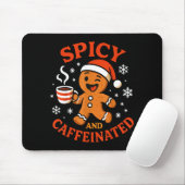 Scy Gingerbread Caffeinated Funny Coffee Lover Chr Mousepad (Mit Mouse)