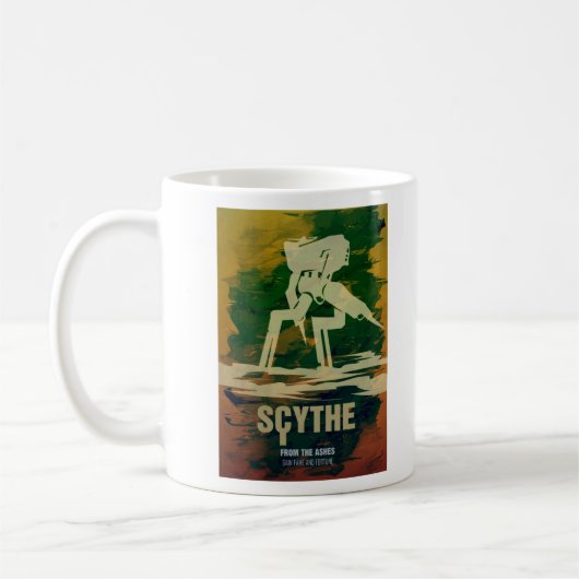 Scythe - Board Game - Minimalistisch Movie Poster  Kaffeetasse (Links)