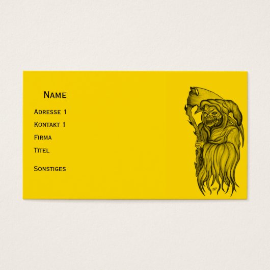 Scythe man - Der Tod, der grimmige Sensenmann (Vorderseite)