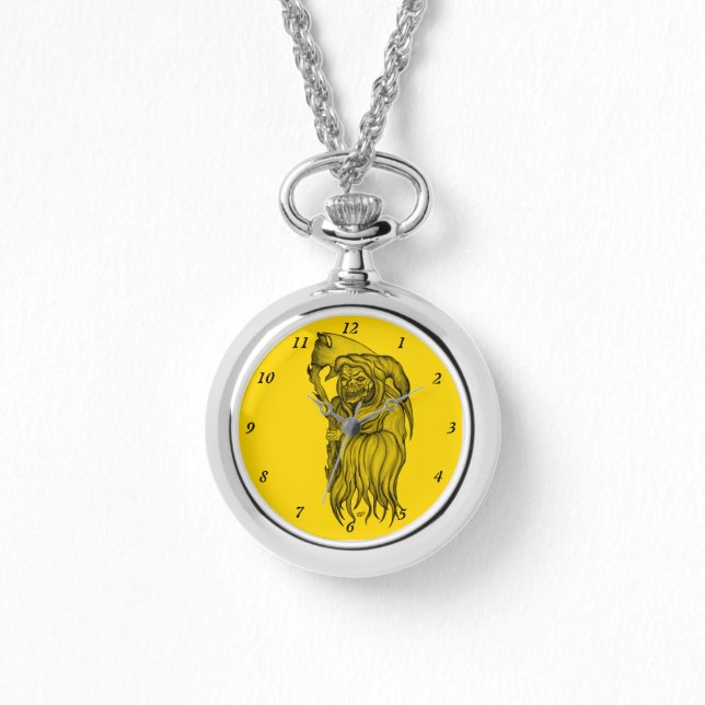 Scythe man - Der Tod, der grimmige Sensenmann Armbanduhr (Vorderseite)