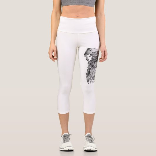Scythe man - Der Tod, der grimmige Sensenmann Capri Leggings (Vorderseite)