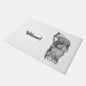 Scythe man - Der Tod, der grimmige Sensenmann Fußmatte (Schrägansicht)