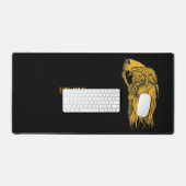 Scythe man - Der Tod, der grimmige Sensenmann Schreibtischunterlage (Tastatur & Maus)