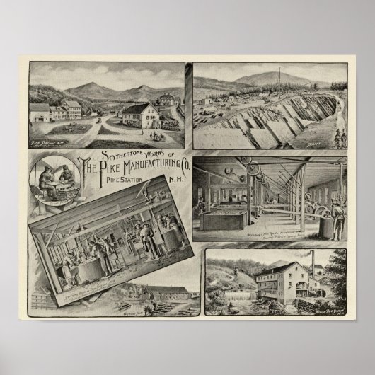 Scythestone works, Pike Manufacturing Co Poster (Vorne)