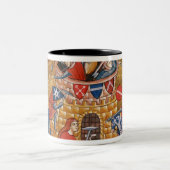 Scythian Frauen, die ihre Feinde belagern Zweifarbige Tasse (Mittel)