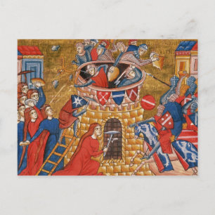 Scythische Frauen belästigen ihre Feinde Postkarte