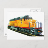 SD-40-Lokomotive Postkarte (Vorne/Hinten)