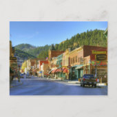 SD, Deadwood, Historic Gold Mining town Postkarte (Vorderseite)