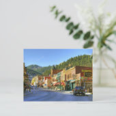SD, Deadwood, Historic Gold Mining town Postkarte (Stehend Vorderseite)