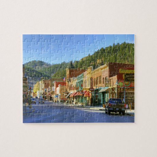 SD, Deadwood, Historic Gold Mining town Puzzle (Horizontal)