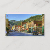 SD, Deadwood, Historic Gold Mining town Visitenkarte (Rückseite)