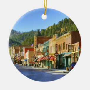 SD, Deadwood, Historische Goldgräberstadt Keramik Ornament