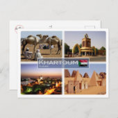 SD Sudan - Khartoum - Postkarte (Vorne/Hinten)