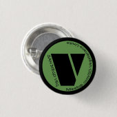 Sd-Vegetarier vereinigen! Knopf Button (Vorne & Hinten)