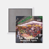 SDC10299, La Boqueria, Barcelona, Spanien, 2010 Magnet (Vorderseite/Rückseite)