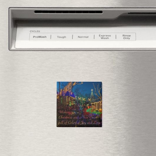 SDC Christmas Midtown Greetings Magnet (In Situ (Geschirrspüler))