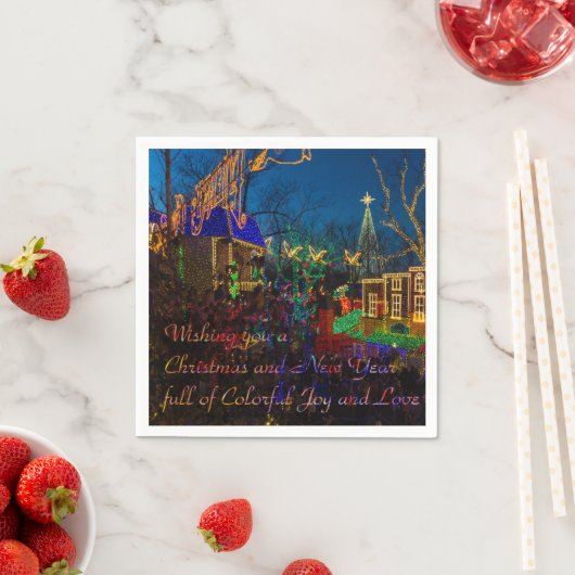 SDC Christmas Midtown Greetings Serviette (Beispiel)