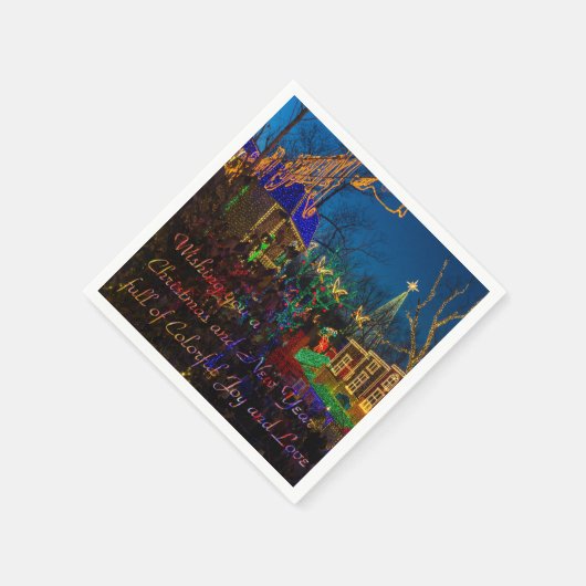 SDC Christmas Midtown Greetings Serviette (Ecke)