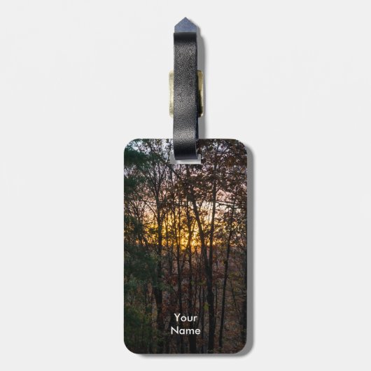 SDC Woody Sunset Gepäckanhänger (Rückseite vertikal)