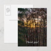 SDC Woody Sunset Postkarte (Vorne/Hinten)