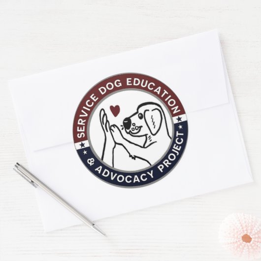 SDEAP RUNDER AUFKLEBER (Umschlag)