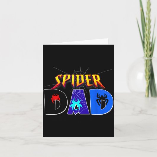 Sder Dad Shirt Birthday Fathers Day Halloween Cost Karte (Vorderseite)